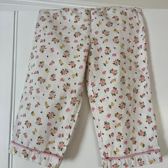 Petit Plume Kid's Twill Floral Pajama Set - Picture 7 of 8